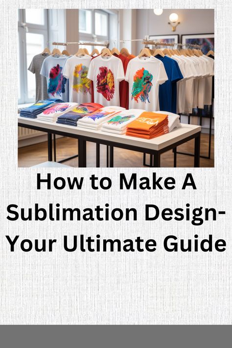 "Learn how to make a sublimation design with our ultimate guide! 🎨✨ Perfect for beginners and pros, this step-by-step tutorial covers everything you need to know. #SublimationDesign #DIYPrinting #Crafting #CreativeProjects #PrintOnDemand #DesignTips #UltimateGuide" Sublimination Beginner, Sublimation Programs, How To Create Sublimation Designs, How To Design Sublimation Images, Sublimation For Beginners, Sublimation Business, Sublimation Ideas Projects Inspiration, Sublimation Ideas, Design Hack