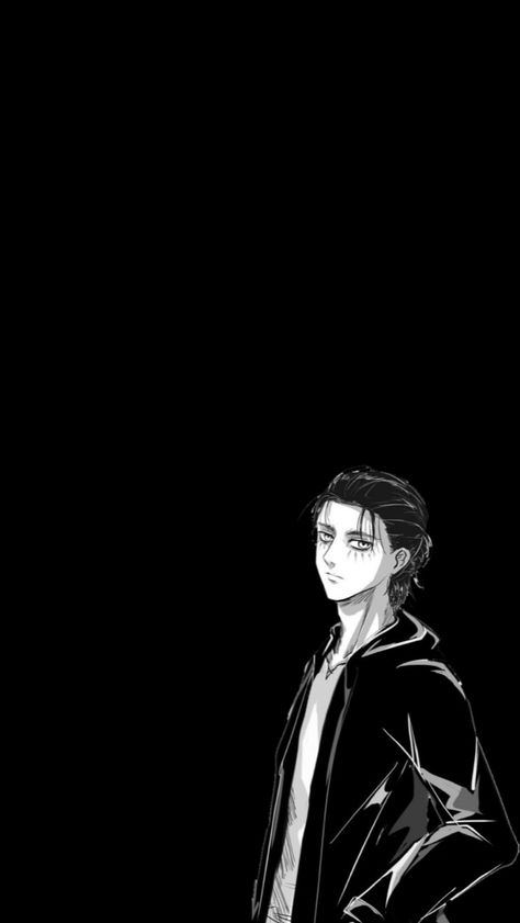 Eren Jaeger Lockscreen, Eren Lockscreen, Anime Husbando, Wallpapers Black, Iron Man Comic, Android Phone Wallpaper, Anime Boy Hair, Sea Wallpaper, Best Mobile Phone