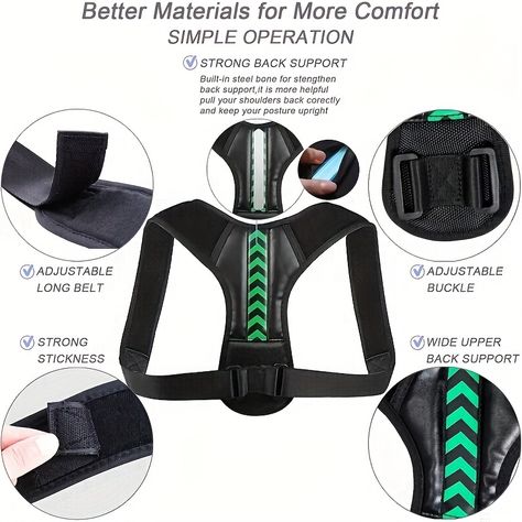 Posture Corrector For Men, Back Brace, Posture Corrector, Braces, Health And Beauty, For Men, Men And Women, Things To Sell, Home Jewelry