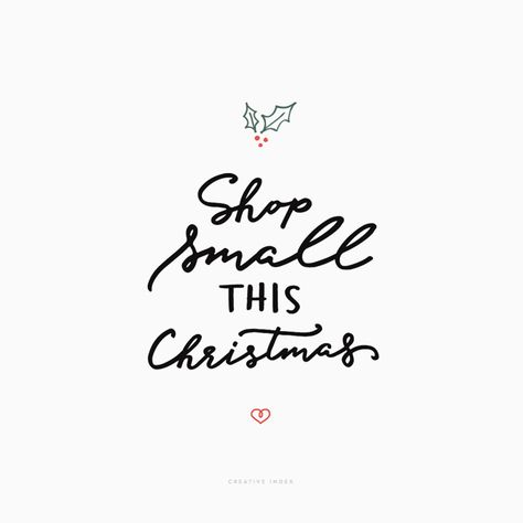 Christmas Shopping Quotes, Shop Small Quotes, Small Business Quotes, Business Christmas, Shopping Quotes, Christmas Ad, Satin Pillowcase, Small Business Saturday, Small Shops