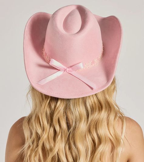 Pink cowgirl hat