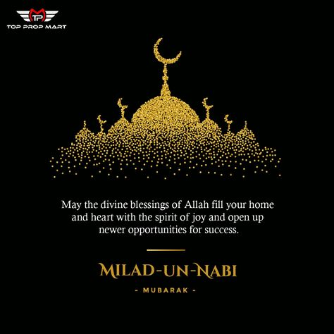 Hope that you are guided by your faith in the Almighty, and shine in his divine blessings! Eid-e-Milad Mubarak 🌙 #EidMilad #EidMilad2020 #Mubarak #Toppropmart Eid E Milad Mubarak, Milad Mubarak, Eid E Milad, Divine Blessings, Milad Un Nabi, Eid Milad, History Of India, Property Investment, Caption Quotes