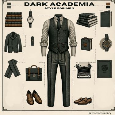 Dark Academia Outfit, Dark Academia Style, Mens Smart Casual Outfits, Dark Academy, Mens Business Casual Outfits, Herren Style, Academia Style, Classy Outfits Men, Outfit For Men