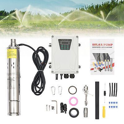 ad eBay - 3" DC 24V Solar Water Pump 270W Submersible Deep Bore Well Pump +MPPT Controller - Buy Now, click the link (eBay) Deep Well Submersible Pump, Solar Water Pump, Farm Garden, Submersible Pump, Solar Water, Well Pump, Alternative Energy, Farm Gardens, Electrical Supplies