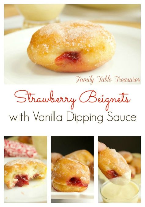 Strawberry Beignets, French Meal, Easter Brunch Menu, Brunch Spread, Brunch Menu, Family Table, Sweet Roll, Easter Brunch, Donut Recipes