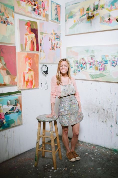 Teil Duncan Art, Teil Duncan, Colorful Studio, Workspace Studio, Artist Studios, Artistic Space, Creative Soul, Space Art, Female Artists