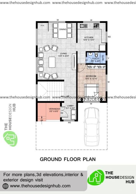 800 Sq Ft House Plans, 800 Sq Ft House, 1 Bedroom House Plans, House Plan With Loft, House Plans Ideas, 1 Bedroom House, Basement House Plans, Little House Plans, Affordable House Plans