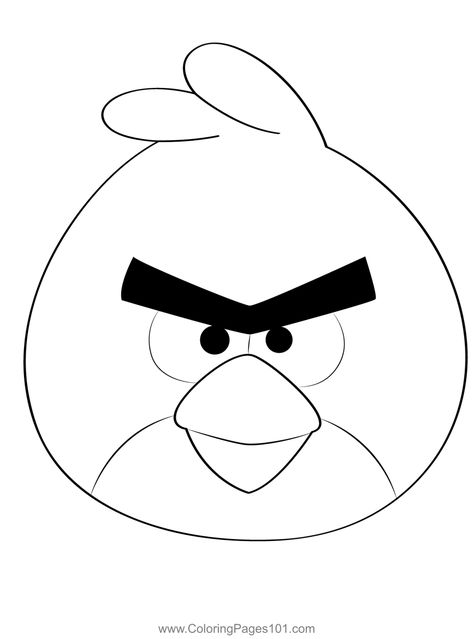 Red Angry Birds Coloring Page Angry Bird Printables Free, Angry Birds Coloring Pages, Canvas Thread Art, Angry Birds Movie Red, Angry Bird Pictures, Angry Birds Printables, All Angry Birds, Bird Line Drawing, Red Angry Bird