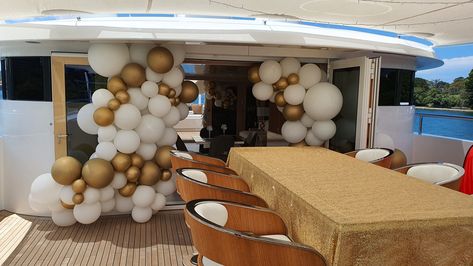 Balloons Decor, Boat Decor, Yacht Party, Boat Party, Pool Decor, Kids' Party, Balloon Decor, Family Parties, Yacht Club