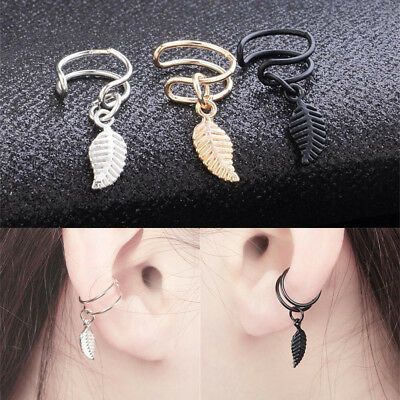 Ear Cuff Diy, Piercing Clip, Anting Manik, Fake Earrings, Ear Earrings, Diy Wire Jewelry, Ear Cuff Earings, Handmade Wire Jewelry, Ear Rings