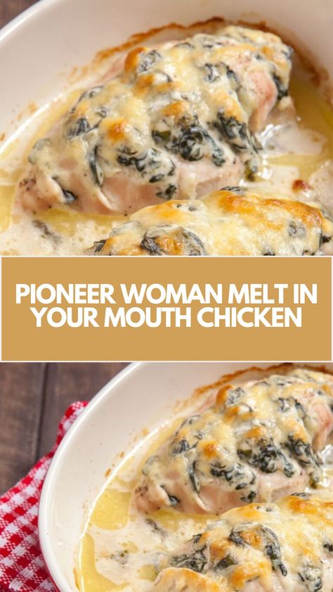 Pioneer Woman Melt In Your Mouth Chicken is made with creamy mayonnaise, grated Parmesan cheese, salt, pepper, and garlic powder. It takes 45 minutes to bake and serves four people. Pioneer Woman Marry Me Chicken, Chicken Recipes With Mayonnaise, Pioneer Woman One Pan Meals, Pioneer Woman Chicken Marsala, Melissajorealrecipes Chicken, Quick And Easy Dinner Recipes With Chicken, King Ranch Chicken Casserole Pioneer Woman, Melt In Your Mouth Chicken Bake, Best Pioneer Woman Recipes