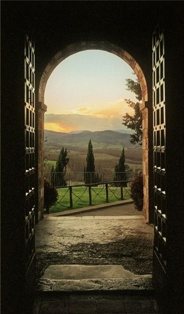 Tuscany Toscana Italia, Under The Tuscan Sun, Italy Photography, Open Door, Vatican City, Beautiful Doors, Tuscany Italy, Narnia, Dream Destinations