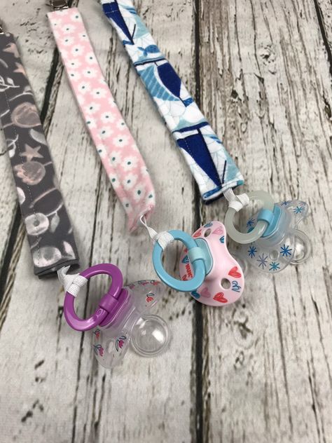 Excited to share this item from my #etsy shop: Pacifier Clips Girls Rag Quilt, Car Seat Poncho, Handmade Baby Items, Baby Help, Suspender Clips, Unique Shower, Pacifier Clips, Dummy Clips, Pacifier Holder