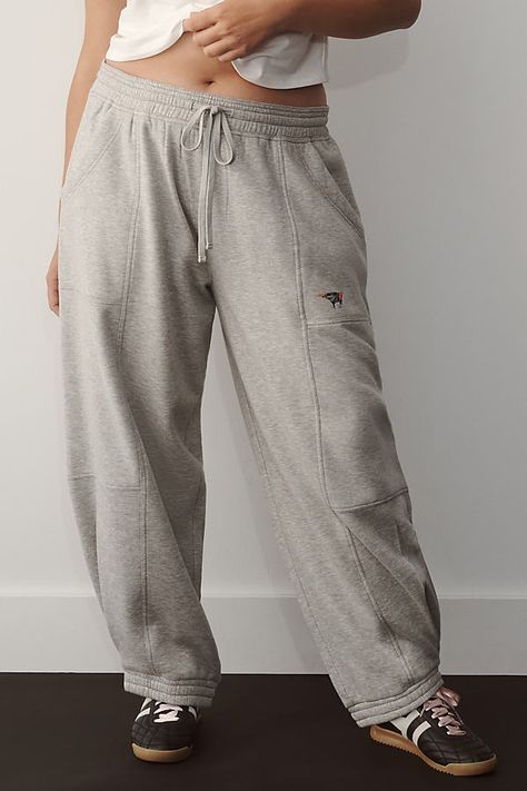 Teaming up just made sense. Honoring the classic craftsmanship of Gola and the creative spirit of Anthropologie, together we designed an exclusive collection of leisurewear to elevate your every day. With a subtle tapered leg, adjustable drawstring waist, and oversized side pockets, these classic joggers make scoring style points effortless. | x Anthropologie Jogger Sweatpants by Gola in Grey, Women's, Size: Large, Polyester/Cotton Cocktail Wear, Floral Slip Dress, Loungewear Jumpsuit, Knit Bottom, Casual Rompers, Casual Jumpsuit, Jumpsuit Shorts Rompers, Tube Dress, Jogger Sweatpants