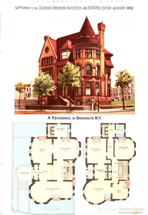 Gothic Victorian House Plans, Victorian House Floor Plans, Gothic House Plans, Gothic Victorian House, American Building, Castle Layout, Vampire House, Victorian House Plans, 3d Floor Plan