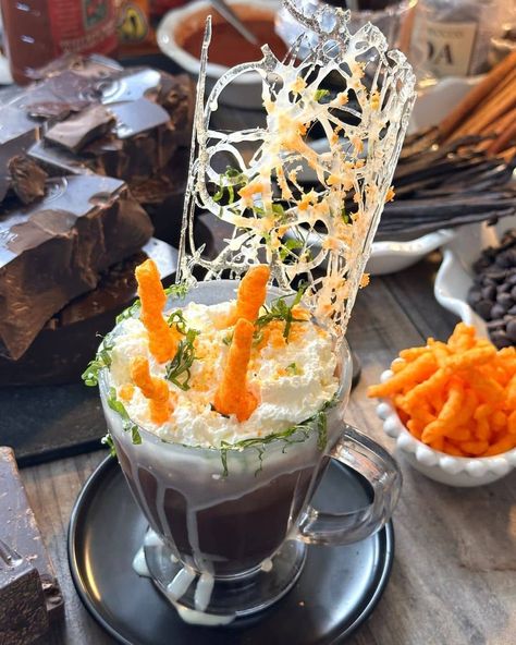 15 Wildest & Most Unique Drinks At The Vancouver Hot Chocolate Festival To Try Unique Hot Chocolate, Unique Drinks, Sipping Chocolate, Matcha Cafe, Pancake Cafe, Chocolate Festival, Purple Yam, Unique Drink, Hot Chocolate Drinks