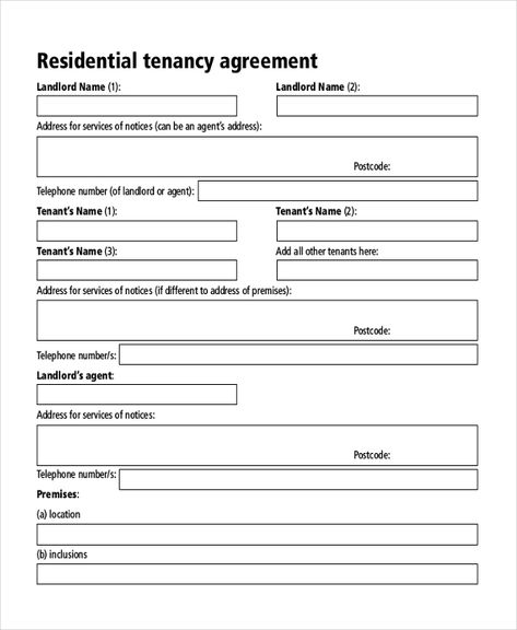 FREE 9+ Sample Tenancy Agreement Forms in PDF | MS Word Tenancy Agreement, Examples Of Business Cards, Construction Business Cards, Rental Agreement Templates, Rental Application, Lease Agreement, Form Template, Resume Template Word, Microsoft Word Templates