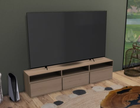 December 10. | Nordica-sims on Patreon Sims 4 Tv Stand, Sims 4 Tv Cc, Sims 4 Functional Objects, Sims4 House, Sims 4 Cc Furniture Living Rooms, Mods Sims 4, Sims 4 Beds, Furniture Cc, Mod Furniture