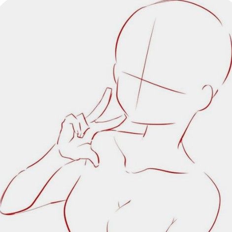 Female Peace Sign Pose, Waving Hi Pose Reference Drawing, Drawing Refrances Person, Wave Pose Drawing, Body Refence Pose, Peace Sign Base Drawing, Poses Half Body Drawing, Drawing Poses Peace Sign, Anime Base Peace Sign