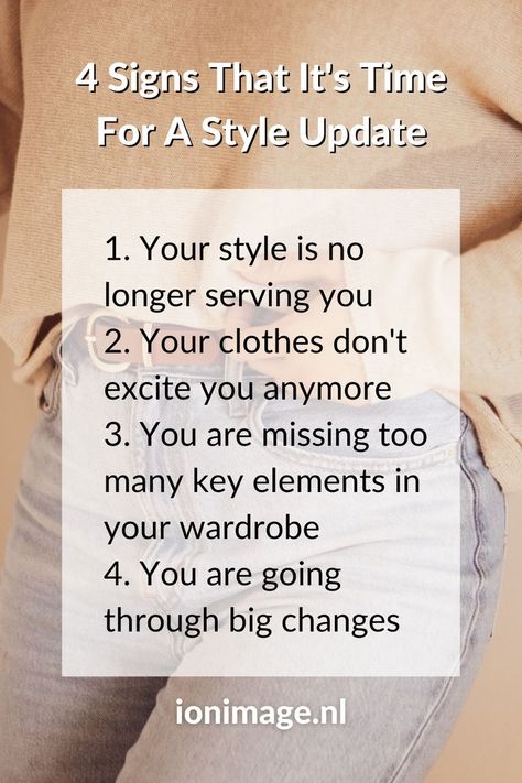 4 Signs That It’s Time For A Style Update Fashion Consultant Stylists, Make A Closet, Personal Fashion Stylist, Healthy Life Hacks, A Strong Woman, Wardrobe Planning, A Strong Woman Quotes, Better Style, Image Consultant