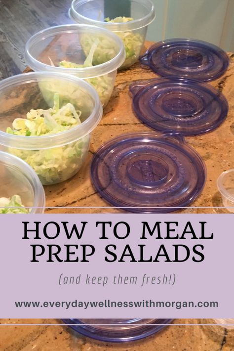 Meal Prep Salads, Weekday Lunches, Fresh Meal, Make Ahead Salads, Lunch Salad, Meal Prep For Beginners, Meal Prep Plans, Salad Meal Prep, Kitchen Clutter