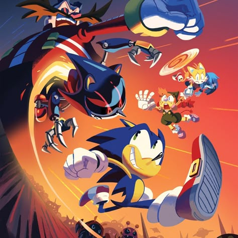 Metal Sonic And Sage, Sonic Images, Idw Sonic, Sonic Idw, Sonic Friends, Scenecore Art, Metal Sonic, Sonamy Comic, Princesas Disney Anime