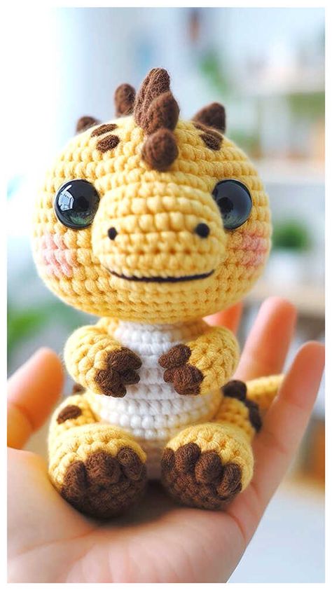 Amigurumi Dinosaur Crochet Free Pattern - Free Crochet Patterns Trex Amigurumi Free Pattern, Crochet T Rex Pattern Free, Crochet Triceratops Free Pattern, Crochet Dinosaur Pattern Free, Crochet T-rex, Amigurumi Dinosaur, Crochet Project Free, Crocheted Amigurumi, Dinosaur Crochet