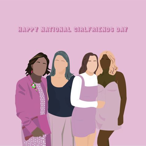 International Girlfriends Day, Happy National Girlfriends Day, Girlfriend Day, Pamper Day, National Girlfriend Day, Pamper Days, Brow Studio, Girlfriends Day, Black Love Art