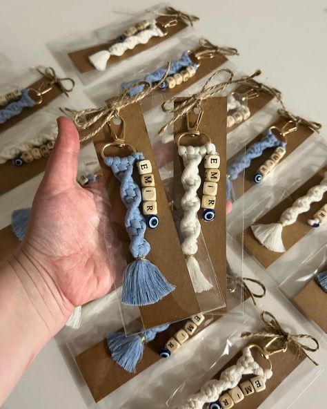 Our customers’ choice of colors and models is always great. They continue to inspire us :) - Our customer wanted to add an evil eye bead to the lettered macrame keychain model. A great gift for her friend’s baby 😍 #macramekeychain #etsyshop #friendgift #babyshower #weddingiftideas Macrame Keychain, Evil Eye, Wedding Decor, Macrame, Gifts For Friends, Gift For Her, Wedding Decorations, Great Gifts, Gifts For Her