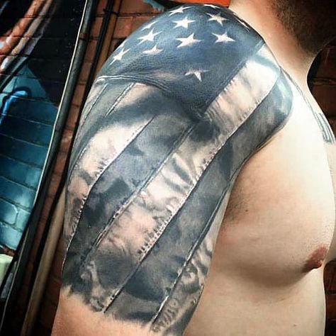 Tattoo Ideas Upper Arm, Armor Sleeve Tattoo, American Flag Sleeve Tattoo, Half Sleeve Tattoo Ideas, Upper Shoulder Tattoo, Family Sleeve Tattoo, Half Sleeve Tattoos For Men, Sleeve Tattoos For Men, Half Sleeve Tattoos