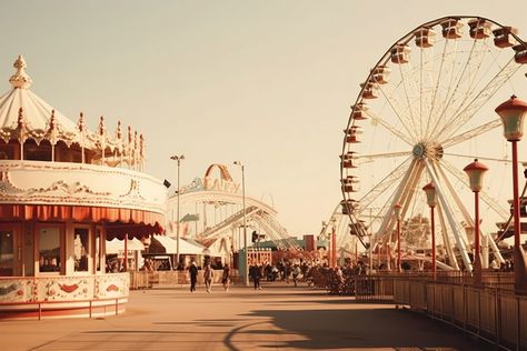 Aesthetic Photography Amusement park fun day amusement park. | premium image by rawpixel.com Old Amusement Park, Amusement Park Aesthetic, Bad Men, Fair Photography, Image Composition, Blur Image, Digital Imaging, Of Aesthetic, Black And White Aesthetic