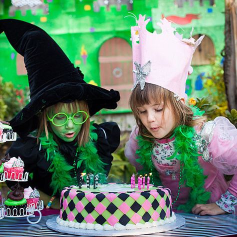 Green Skittles, Musical Birthday Party, Wicked Party, Wicked The Musical, Sixth Birthday, Birthday Party Photography, Wicked Musical, Birthday Party Planning, Party Photography