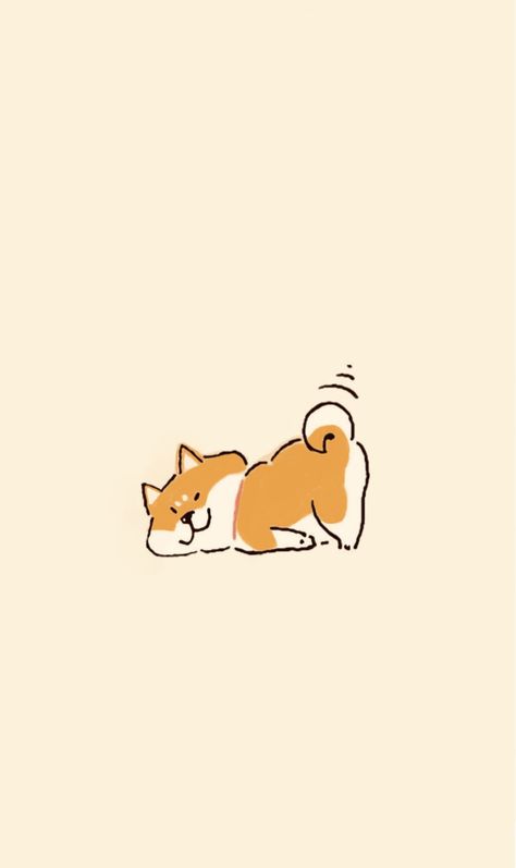 Cute Dog Wallpaper, 강아지 그림, Wallpaper Doodle, Dog Wallpaper, Cool Wallpapers Art, Dog Drawing, Kawaii Wallpaper, Subscribe For More, Cute Doodles