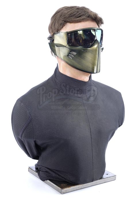 Lot #602 - SPIDER-MAN 3 (2007) - New Goblin's (James Franco) Effects Mask and Shirt Goblin Mask, Spider Man 3, Sam Raimi, James Franco, Goggles, Spiderman, Mask