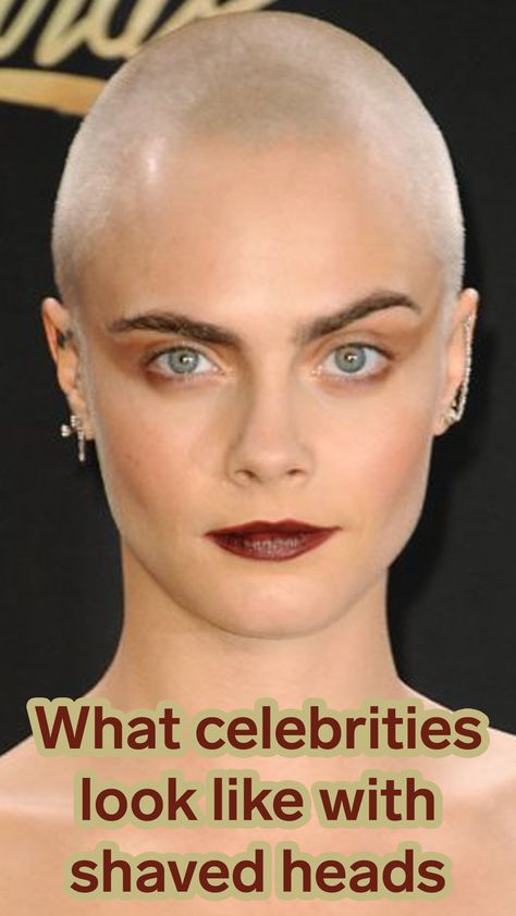 What 12 celebrities look like with and without shaved heads Female Shaved Head, Shaved Head Styles, Home Haircuts, Alternative Hairstyles, Moms And Daughters, High Forehead, Shoulder Length Blonde, Girls With Shaved Heads, Shaved Heads