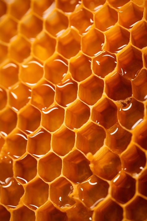 Bees Craft, Macro Photography Nature, Honey Photography, Buzzy Bee, Bee Honeycomb, Orange Aesthetic, Bee Crafts, School Art Projects, Beauty Shots