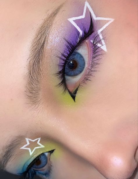 Cute Eye Makeup, Graphic Makeup, Swag Makeup, Makeup Board, Ethereal Makeup, Pinterest Makeup, Dope Makeup, Eye Makeup Designs, Colorful Eye Makeup