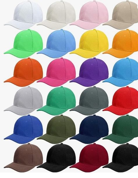 100 % Polyester Imported Pull-On closure Machine Wash What You Will Get: you will get 24 pieces of solid colour baseball caps; The sufficient quantity is suitable for various groups such as team members, clubs, exhibition workers, corporate employees, charities, community groups, family and more, which can also be given as nice gifts to family, friends, loved ones or as donations Camouflage Hat, Blank Hats, New Profile Pic, Womens Baseball Cap, Diy Embroidery, Baseball Caps, Back Strap, Trucker Cap, Creating Art