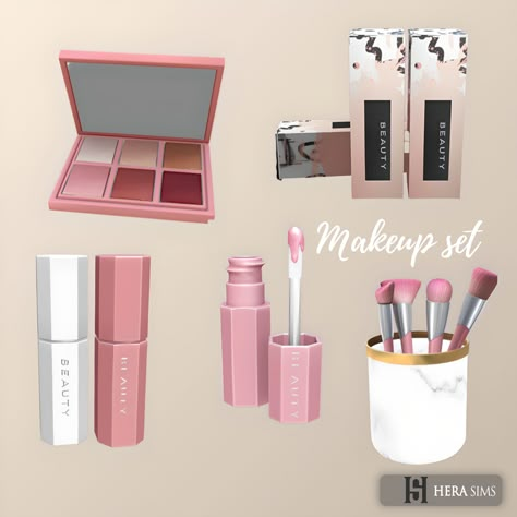 Sims 4 Beauty Cc, Sims 4 Makeup Set, Los Sims 4 Mods, Makeup Decor, Sims 4 Cheats, Sims 4 Family, Sims Free Play, Sims 4 Clutter, Sims 4 Game Mods