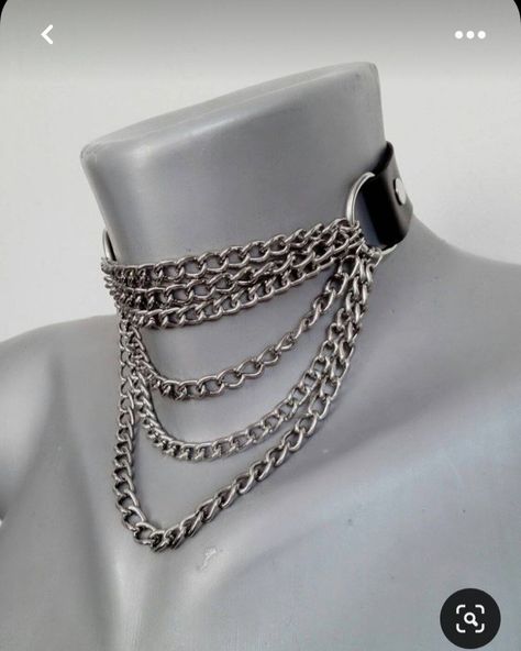 Handmade Chains, ماثيو ماكونهي, Biker Chain, Handmade Chokers, Goth Style, Rock Punk, Dream Style, Gothic Punk, Leather Chokers