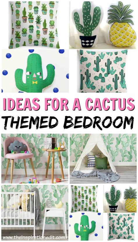 Cactus Room Ideas, Cactus Bedroom Ideas, Cactus Bedroom, Furniture Painting Tutorial, Distressed Furniture Diy, Cactus Diy, Tyres Recycle, Storage Kids Room, Crackle Painting