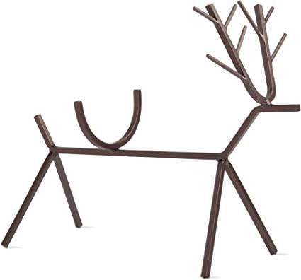 tag - Reindeer Wine Bottle Holder, A Perfect Addition to Your Holiday Décor and for Holding Standard Sized Wine Bottles, Antique Bronze (9.06" x 11.81" x 4.92") Reindeer Wine Bottle, Winter Holiday Party, Holiday Dinnerware, Rustic Holiday Decor, Christmas Dinnerware, Wine Bottle Holder, Christmas Cocktails, Wine Holder, Wine Bottle Holders