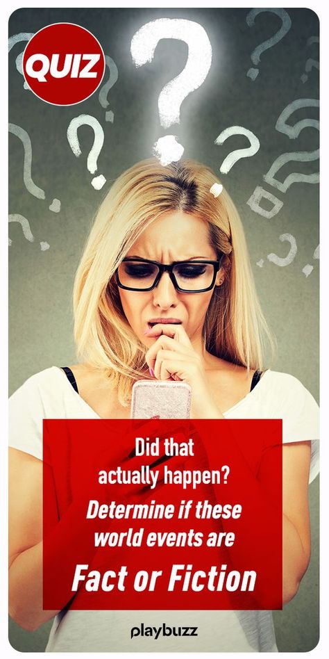 Did That Actually Happen? Determine If These World Events Are Fact or Fiction #quiz #quizzes #buzzfeed #triviaquestionsandanswers #quizzesbuzzfeed #bestfriendquiz #bffquiz Logic Riddles, What Is Fiction, Iq Test Questions, Bff Quizes, Game Questions, Test For Kids, George Patton, Fact Or Fiction, Best Friend Quiz