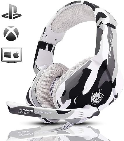 The gaming headset is suitable for all 3.5mm interface devices, including computers, laptops, tablets, mobile phones, PSP, iPad, PlayStation 4, PS Vita, Xbox One / One S, Nintendo Switch, Windows PC Ps4 Headset, Wireless Gaming Headset, Xbox One Controller, Mac Laptop, Headphone With Mic, Wired Headphones, Gaming Headphones, Gaming Headset, Earmuffs