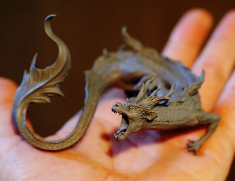 ArtStation - Dragon on the Hand Dragon Anatomy, Clay Dragon, Gothic Fantasy Art, Dragon Sculpture, Creature Artwork, Dragon Statue, Mythical Beast, Dragon Figurines, Fantasy Creatures Art