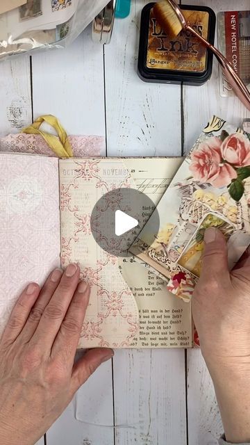 Donna Twiste on Instagram: "So cute TUTORIAL YOUTUBE  #envelopes  Digital printable images available in Etsy link  Read more below 💕 ⬇️  Come by and say hi! 💗💌  I am participating in the #100daycraftproject2024 I have a YT 📺 with soooooo much of my process videos up as well as a whole entire playlist of my first 100 day project for 2023   Hello! My name is Donna and I am a paper and fabric artist! I am excited to share with you that I have so much information on how to make and embellish Junk Journals on my YT channel! If you’d like to see what I am making or craft along come say hi!! I hope to inspire you to paper craft! I am starting from basics so if you are new to this hobby come on over and join me! I’ll spend some time refreshing and going over how I would go about things! #craft Junk Journal Flowers, Making Junk Journals, Sewing Paper Crafts, Envelope Junk Journal Tutorial, Junk Journal Embellishments Ideas, How To Make Journal, How To Make A Junk Journal, Junk Journal Videos, Junk Journals Ideas