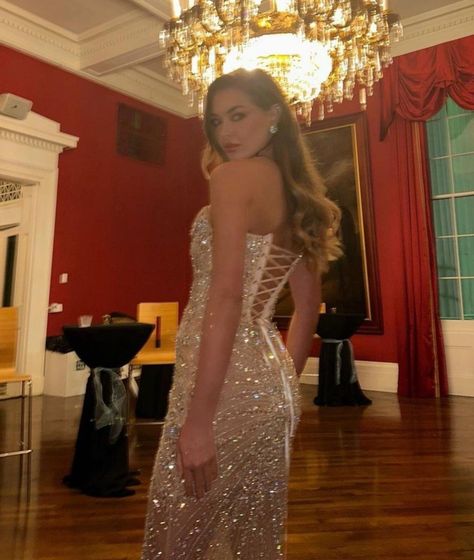 Sparkly Dress Photoshoot, Sparkly Dress Aesthetic, White Sparkly Prom Dress, White Sparkly Dress, Corset Maxi Dress, Sparkly Prom Dress, Dress Photoshoot, Dress Aesthetic, Sparkly Dress