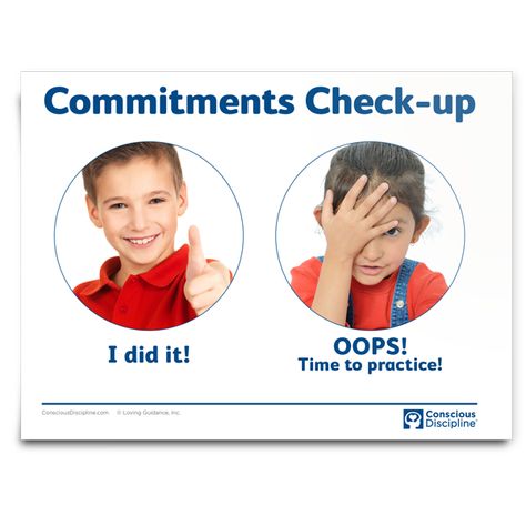 Commitments Check-up - Conscious Discipline Conscious Discipline Printables, Schedule Ideas, Conscious Discipline, Preschool Schedule, Self Monitoring, Visual Aid, Kindergarten Ideas, Teacher Things, Self Regulation