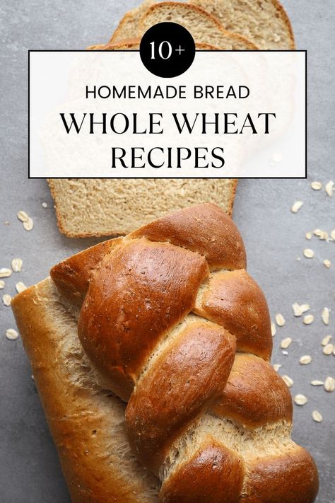 Homemade Whole Wheat Bread, Oatmeal Bread, Whole Wheat Bread, Multigrain, Wheat Bread, Challah, Whole Wheat, Wheat Flour, Bagels