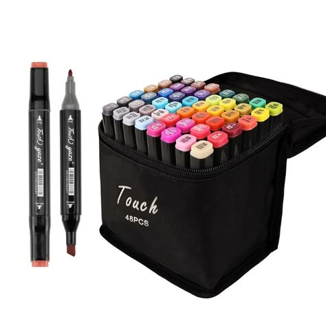 Art School Supplies, Cute School Stationary, Art Painting Supplies, School Kit, Paper Duck, Coloring Tips, Sketch Markers, Inspiration Painting, Art Pens